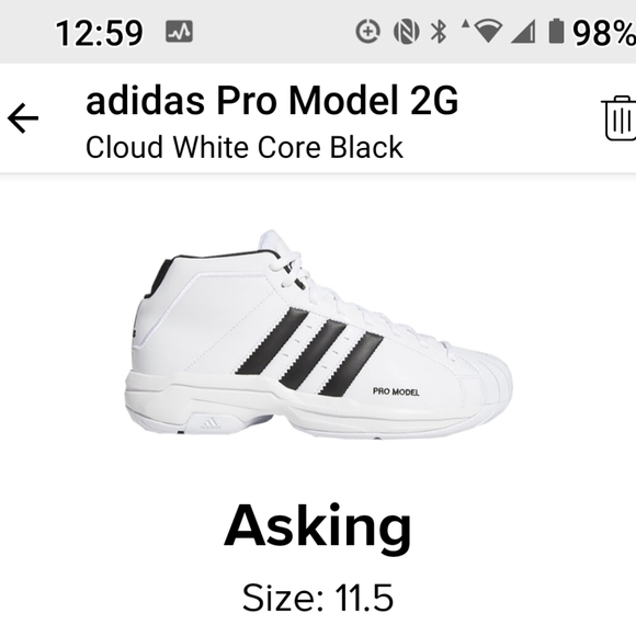 adidas Other - Mens adidas pro model 2G